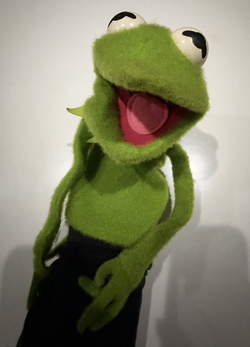 Vintage 1978 Fisher Price Jim Henson Muppets Kermit The Frog Hand Puppet #860